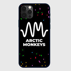 Чехол для iPhone 12 Pro Max Arctic Monkeys конфети, цвет: 3D-черный