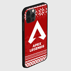 Чехол для iPhone 12 Pro Max Новогодний Apex Legends, цвет: 3D-черный — фото 2