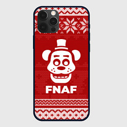 Чехол для iPhone 12 Pro Max Новогодний FNAF, цвет: 3D-черный