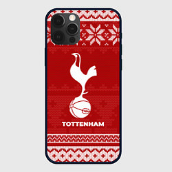 Чехол для iPhone 12 Pro Max Новогодний Tottenham, цвет: 3D-черный