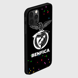 Чехол для iPhone 12 Pro Max Benfica конфети, цвет: 3D-черный — фото 2
