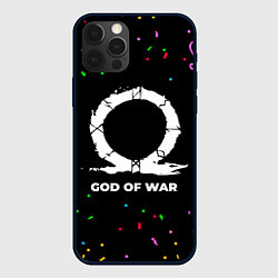 Чехол для iPhone 12 Pro Max God of War конфети, цвет: 3D-черный