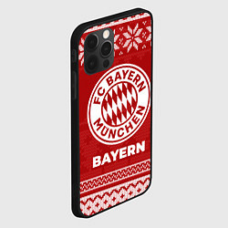 Чехол для iPhone 12 Pro Max Новогодний Bayern, цвет: 3D-черный — фото 2