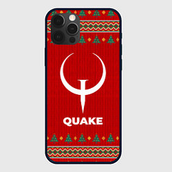 Чехол для iPhone 12 Pro Max Quake new year, цвет: 3D-черный