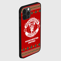 Чехол для iPhone 12 Pro Max Manchester United new year, цвет: 3D-черный — фото 2