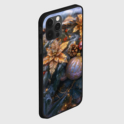 Чехол для iPhone 12 Pro Max Новогоднее настроение на елке, цвет: 3D-черный — фото 2