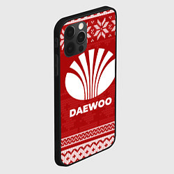 Чехол для iPhone 12 Pro Max Новогодний Daewoo, цвет: 3D-черный — фото 2