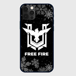 Чехол для iPhone 12 Pro Max Снежный Free Fire, цвет: 3D-черный