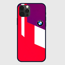 Чехол для iPhone 12 Pro Max BMW geometry sport, цвет: 3D-черный