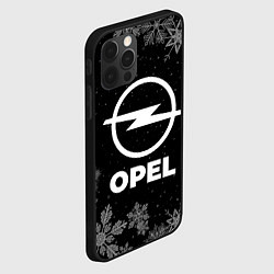 Чехол для iPhone 12 Pro Max Снежный Opel, цвет: 3D-черный — фото 2