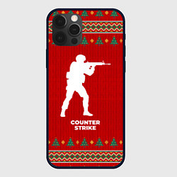 Чехол для iPhone 12 Pro Max Counter Strike new year, цвет: 3D-черный