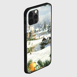 Чехол для iPhone 12 Pro Max Рождественская атмосфсра, цвет: 3D-черный — фото 2