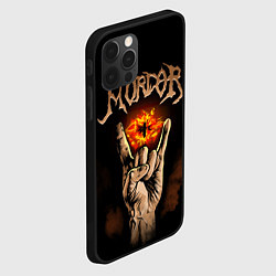 Чехол для iPhone 12 Pro Max Рок Мордор, цвет: 3D-черный — фото 2
