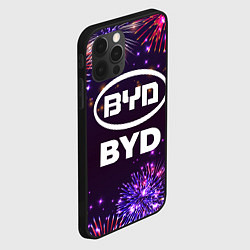 Чехол для iPhone 12 Pro Max Праздничный BYD, цвет: 3D-черный — фото 2