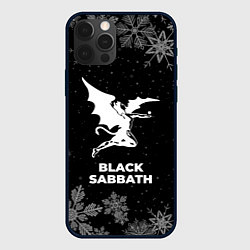 Чехол для iPhone 12 Pro Max Снежный Black Sabbath, цвет: 3D-черный