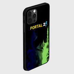 Чехол для iPhone 12 Pro Max Portal fire steel, цвет: 3D-черный — фото 2