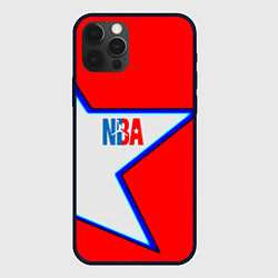 Чехол для iPhone 12 Pro Max NBA star, цвет: 3D-черный