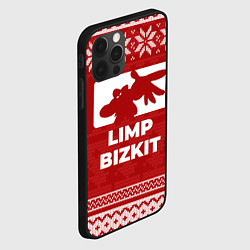 Чехол для iPhone 12 Pro Max Новогодний Limp Bizkit, цвет: 3D-черный — фото 2