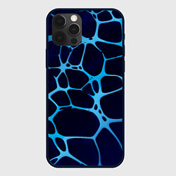 Чехол для iPhone 12 Pro Max Aqua - абстракция, цвет: 3D-черный