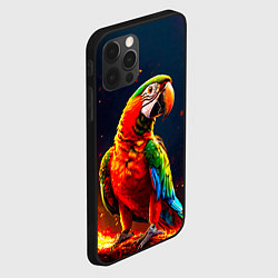 Чехол для iPhone 12 Pro Max Ара в огне, цвет: 3D-черный — фото 2