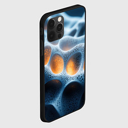 Чехол для iPhone 12 Pro Max Объемные соты, цвет: 3D-черный — фото 2