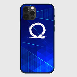 Чехол для iPhone 12 Pro Max God of War blue poly, цвет: 3D-черный