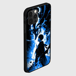 Чехол для iPhone 12 Pro Max Поднятие уровня в одиночку - восстань, цвет: 3D-черный — фото 2