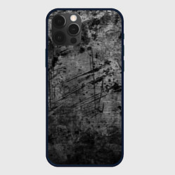 Чехол для iPhone 12 Pro Max Абстракция - grunge break, цвет: 3D-черный