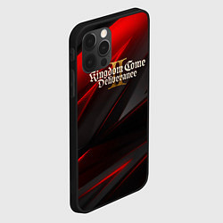 Чехол для iPhone 12 Pro Max Kingdom Come Deliverance 2 red black, цвет: 3D-черный — фото 2