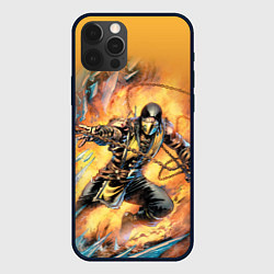 Чехол для iPhone 12 Pro Max Scorpion - Mortal Kombat, цвет: 3D-черный