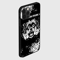 Чехол для iPhone 12 Pro Max Linkin Park 2024 рок пес, цвет: 3D-черный — фото 2