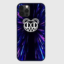 Чехол для iPhone 12 Pro Max Radiohead neon energy, цвет: 3D-черный