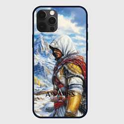 Чехол для iPhone 12 Pro Max Assassins Creed winter, цвет: 3D-черный