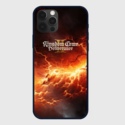 Чехол для iPhone 12 Pro Max Kingdom Come Deliverance 2 logo, цвет: 3D-черный