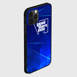 Чехол для iPhone 12 Pro Max GTA6 blue poly, цвет: 3D-черный — фото 2