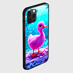 Чехол для iPhone 12 Pro Max Утеночек, цвет: 3D-черный — фото 2