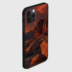 Чехол для iPhone 12 Pro Max Ночной каньон, цвет: 3D-черный — фото 2