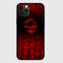 Чехол для iPhone 12 Pro Max Goblin Slayer red poly, цвет: 3D-черный