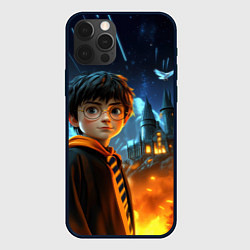 Чехол для iPhone 12 Pro Max Гарри Поттер замок в небе, цвет: 3D-черный