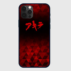 Чехол для iPhone 12 Pro Max Akira red poly, цвет: 3D-черный