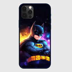 Чехол для iPhone 12 Pro Max Бэтмен супергерой, цвет: 3D-черный