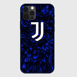 Чехол для iPhone 12 Pro Max Juventus blue energy, цвет: 3D-черный