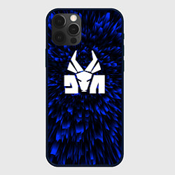 Чехол для iPhone 12 Pro Max Die Antwoord blue energy, цвет: 3D-черный