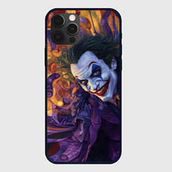 Чехол для iPhone 12 Pro Max Джокер психоделика, цвет: 3D-черный