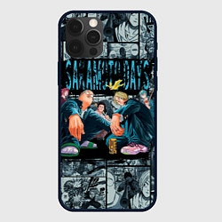 Чехол для iPhone 12 Pro Max Дни сакамото главные герои, цвет: 3D-черный