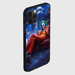 Чехол для iPhone 12 Pro Max Джокер в кресле, цвет: 3D-черный — фото 2