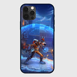 Чехол для iPhone 12 Pro Max Мегавольт, цвет: 3D-черный