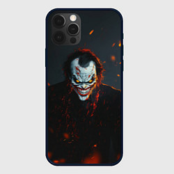 Чехол для iPhone 12 Pro Max Джокер оранжевые искры, цвет: 3D-черный