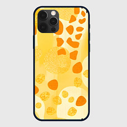 Чехол для iPhone 12 Pro Max Солнечные пятна жирафа, цвет: 3D-черный