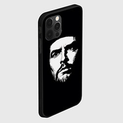 Чехол для iPhone 12 Pro Max Че Гевара тёмный фон, цвет: 3D-черный — фото 2